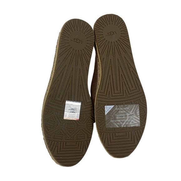 UGG W Sandrinne II Espadrille Flats Slip On Rose Gold Size 6 - Picture 9 of 12